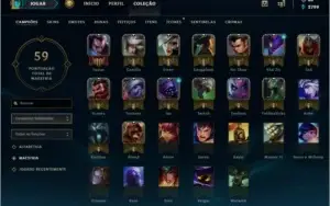 Conta platina 2 SOLOQ, 26 bonecos e 9 skins