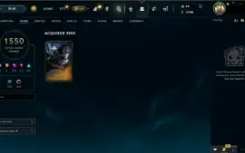 Conta League of Legends 1550 Skins, incluindo Pax TF