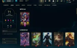 Bronze 2 com 100 Champs e 71 Skins