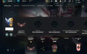 Bronze 2 com 100 Champs e 71 Skins
