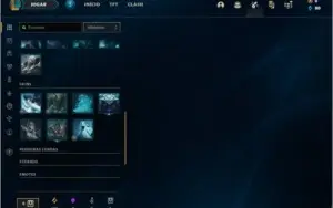 Conta platina 1 com 30 champs e 4 skins
