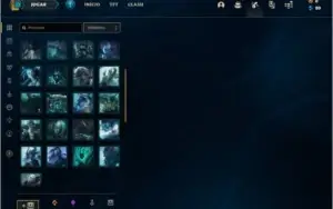 Conta platina 1 com 30 champs e 4 skins
