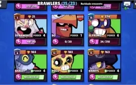 BRAWL STARS 3100+ C/ LENDÁRIO