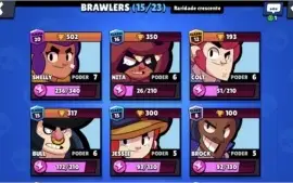 BRAWL STARS 3100+ C/ LENDÁRIO