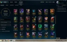Conta League Of Legends Com Borda De Prata 127 Champs