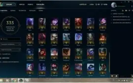 Conta League Of Legends Com Borda De Prata 127 Champs