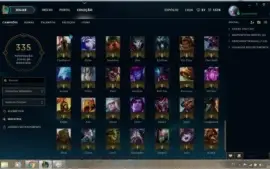 Conta League Of Legends Com Borda De Prata 127 Champs