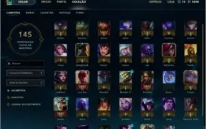Conta diamond 4 34 champions promoção