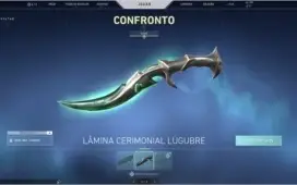 CONTA de valorant c/ faca Lugubre e skins