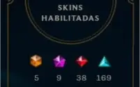 Conta LoL unranked nível 298 / Full champs e 599 skins