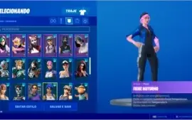 conta fortnite com cavaleiro negro + 170 skins