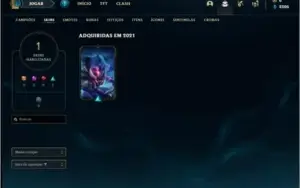Conta diamante 3 barata com 1 skin e 33 champs