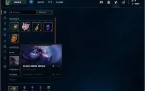 Conta diamante 3 barata com 1 skin e 33 champs