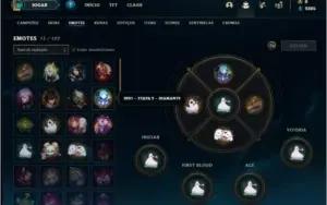 Conta diamante 3 barata com 1 skin e 33 champs
