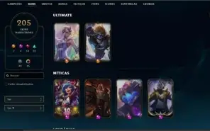 Conta main Lol e valorant