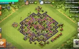 Conta clash of clans lvl 70, C.V 8