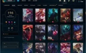 Conta league of legends + 190 skins