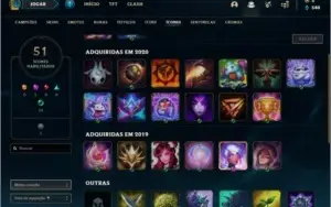 Conta unranked lv 21 com 7 skins e 9 champs + 1 Mitica