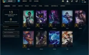 Conta unranked lv 21 com 7 skins e 9 champs + 1 Mitica