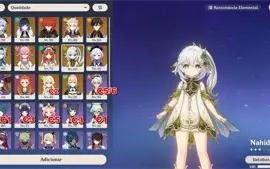 Conta Genshin Impact AR55 - Vários Personagens e Armas t5