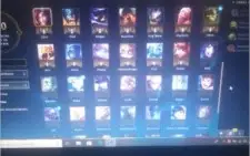 Conta de LoL +200 Skins + 30 campeões +20 páginas de runa +