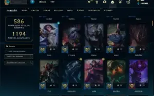Conta bronze 1 com TODOS os champs e 261 Skins ( MAIN ADC )