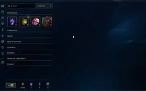 Conta Platina 1 57% de winrate com 6 skins