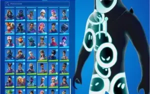 conta de fortnite glow wonder minty