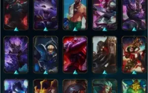 CONTA LOL-KAISA KDA EDIÇÃO PRESTÍGIO (MÍTICA) E RAMMUS REI
