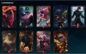 CONTA LOL-KAISA KDA EDIÇÃO PRESTÍGIO (MÍTICA) E RAMMUS REI