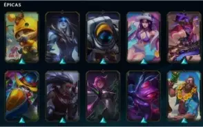 CONTA LOL-KAISA KDA EDIÇÃO PRESTÍGIO (MÍTICA) E RAMMUS REI