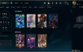CONTA LOL-KAISA KDA EDIÇÃO PRESTÍGIO (MÍTICA) E RAMMUS REI