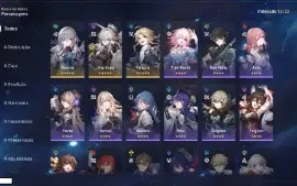 Nivel 26 com Jing Yuan , Bronya e Yanqing - Honkai Star Rail
