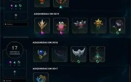Conta LOL desde 2013 (9anos) 135champs+50Skins+(Aceita Ofe.)