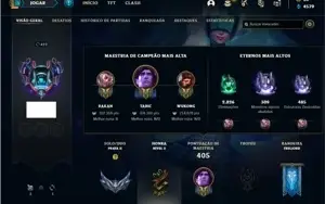 Conta prata 2 com 145 Champs e 165 Skins + 1 Prestigio