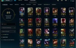 Conta league of legends GOLD 4 33 skins