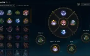 Conta league of legends GOLD 4 33 skins