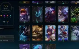 Conta league of legends GOLD 4 33 skins