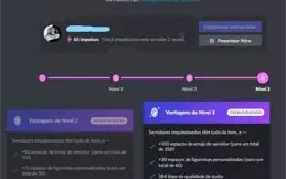 Boosters Discord Nitro - 2 Impulsos para o seu servidor!