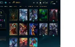 Conta League Of Legends, Ouro, Lvl 467 Com Várias Skins