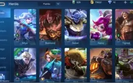 CONTA LENDA COM 75K DE OURO+33 HEROIS+19 SKINS