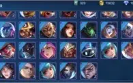 CONTA LENDA COM 75K DE OURO+33 HEROIS+19 SKINS