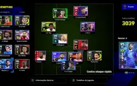 Efootball 2024 conta de pc painel da stean