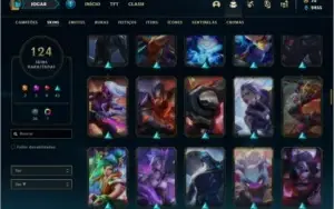 Conta ouro 4 com 150 champs e 124 skins + 1 Prestigio