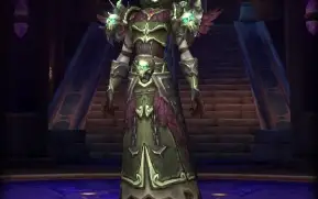 Set transmog wow - armadura de tecido para Warlock- set N4