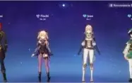Conta RANK 30 - Dilluc/ Venti / Jean