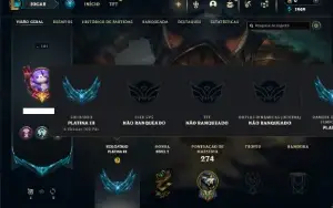 Platina 3 com 105 Champs e 45 Skins