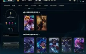 CONTA LEAGUE OF LEGENDS