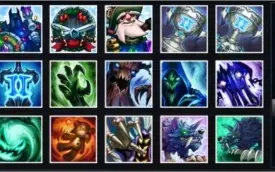 Conta de LoL com mais de 100 skins