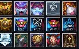 Conta de LoL com mais de 100 skins